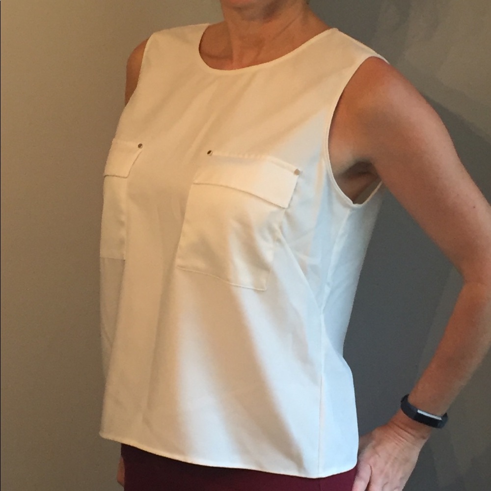 White House Black Market Sleeveless Blouse